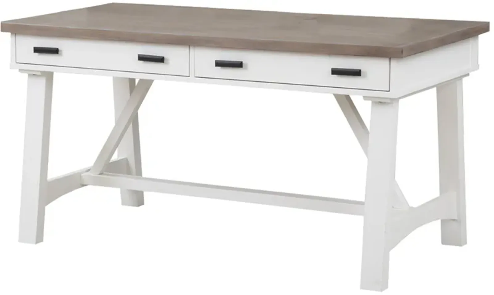 Americana Office Desk in White, 60 Inch