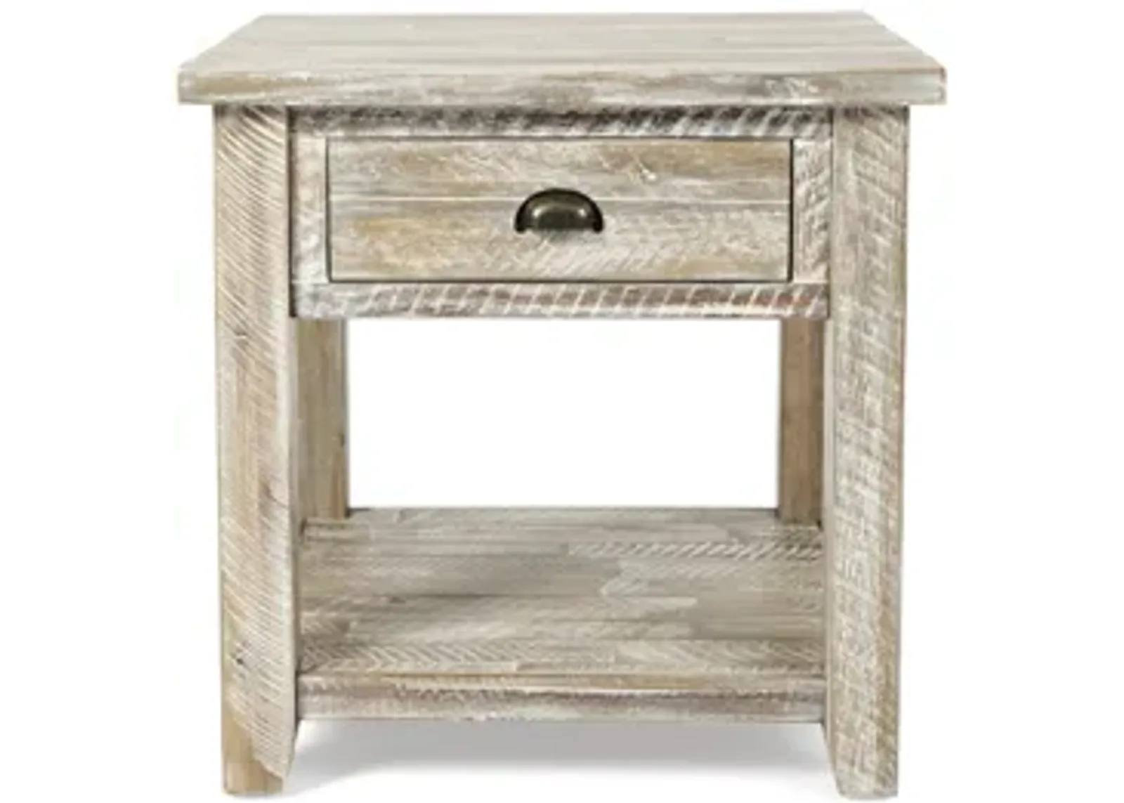 Artisans End Table in Gray