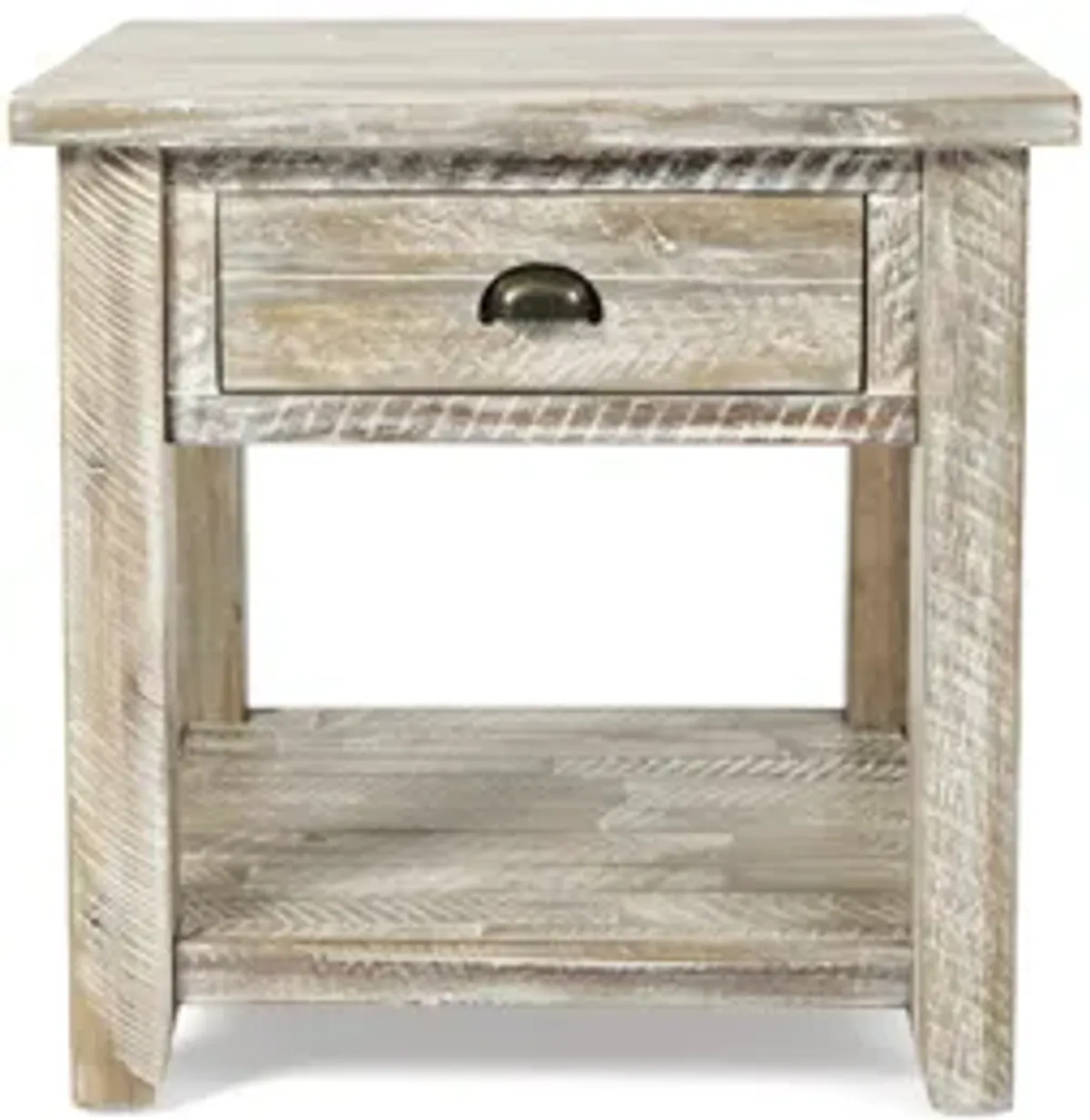 Artisans End Table in Gray