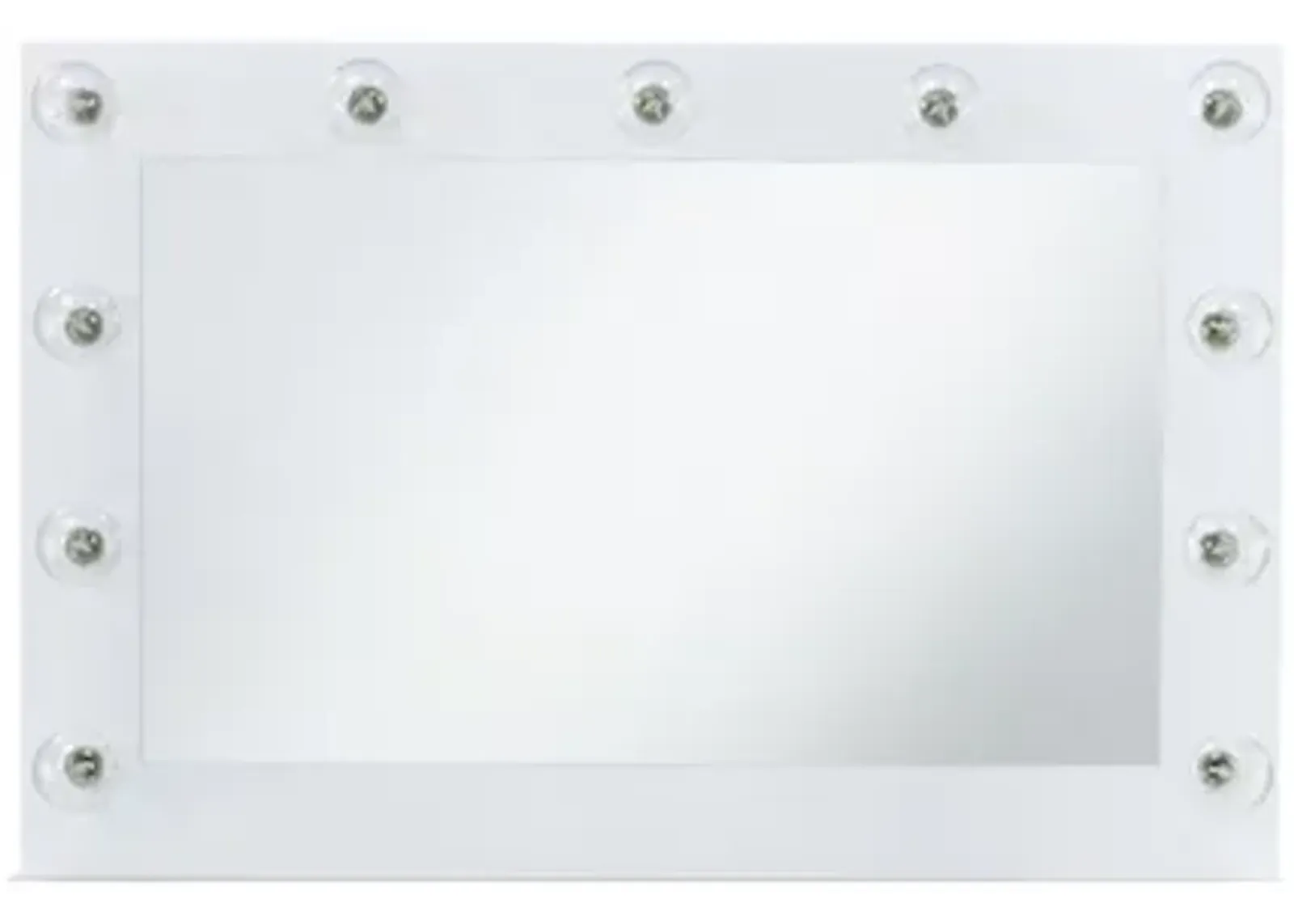 Amia Vanity Mirror in White