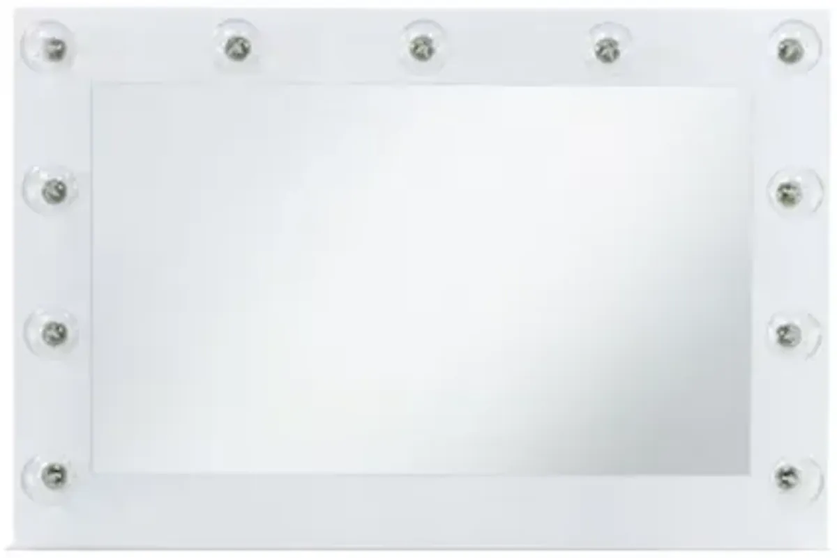 Amia Vanity Mirror in White