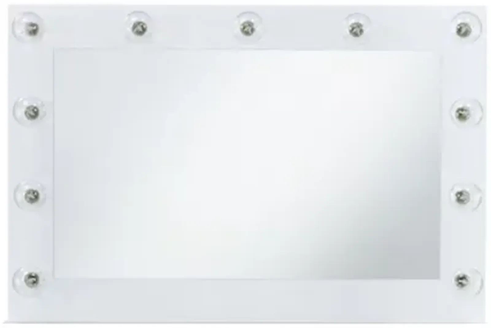 Amia Vanity Mirror in White