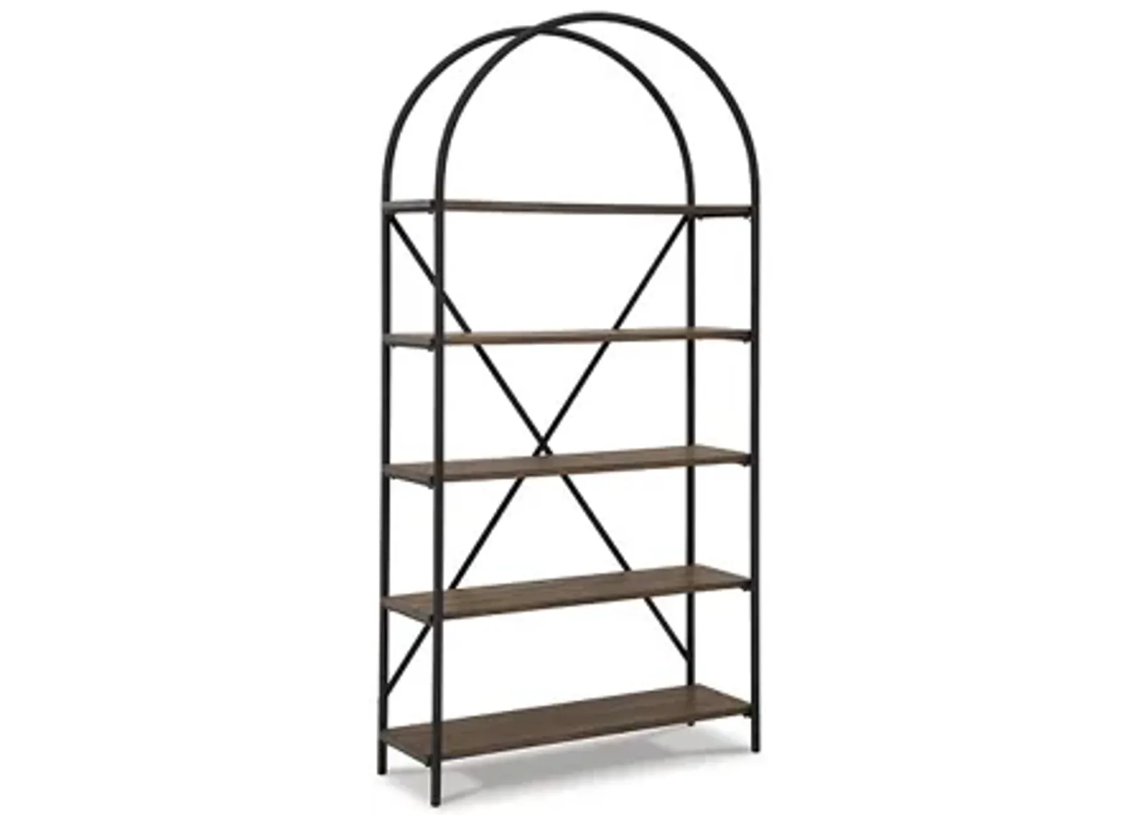 Galtbury Bookcase in Brown/Black