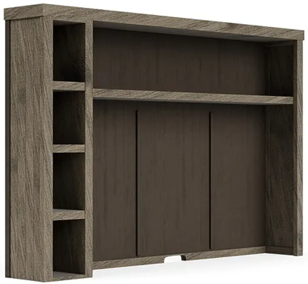 Tempe Media Hutch in Gray Stone