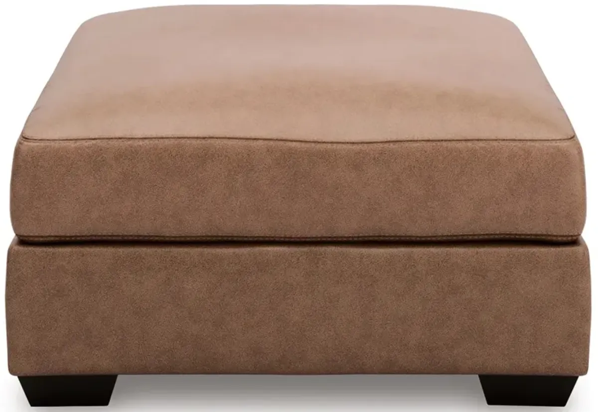 Whitlock Cocktail Ottoman in Caramel