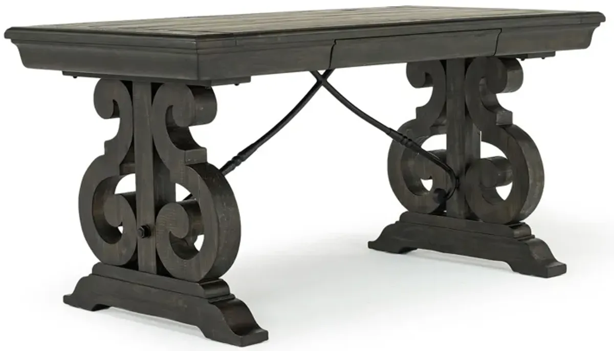 Bellamy Office Desk in Charcoal