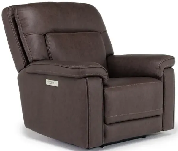 Cannes 3 Power Theater Recliner in Jumbo Bark