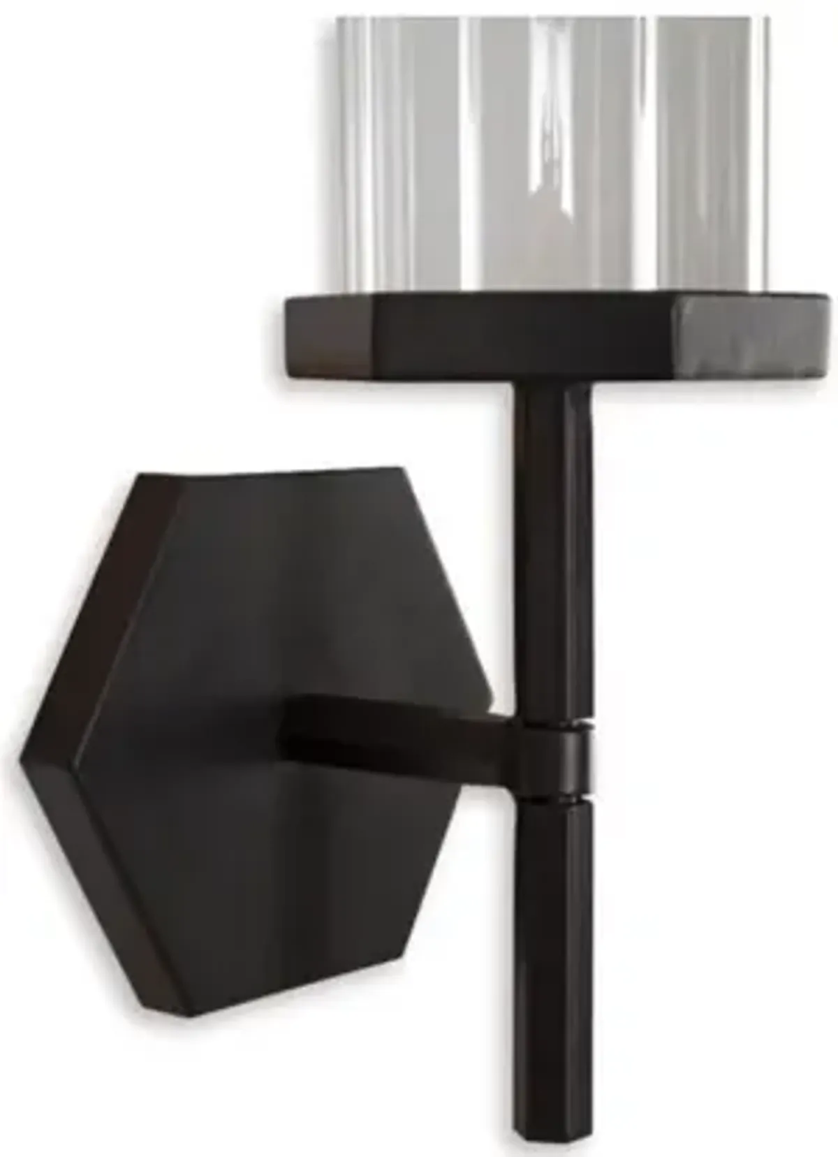 Teelston Candleholder in Gunmetal Finish