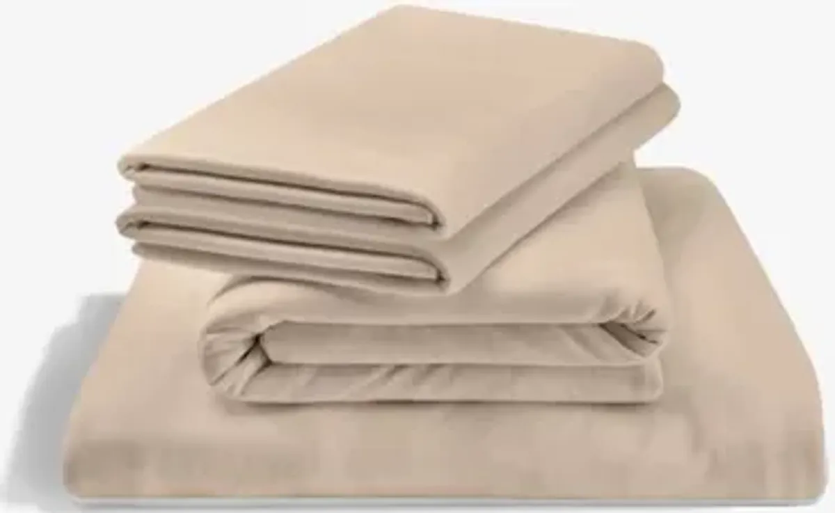 Tempur-Pedic Rayon Sheets in Sandstone, Queen