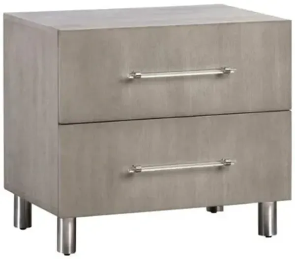 Argento Nightstand in Misty Gray