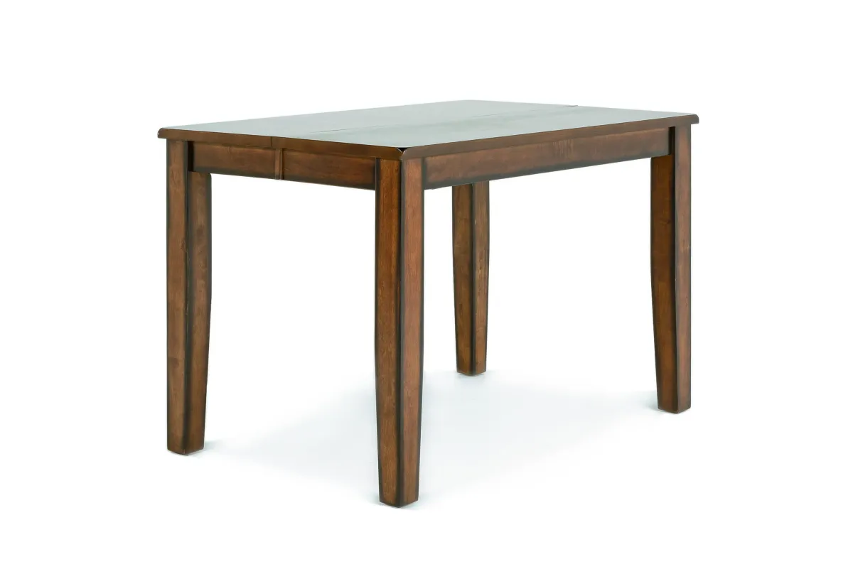 Napa Counter Height Extendable Dining Table in Brown