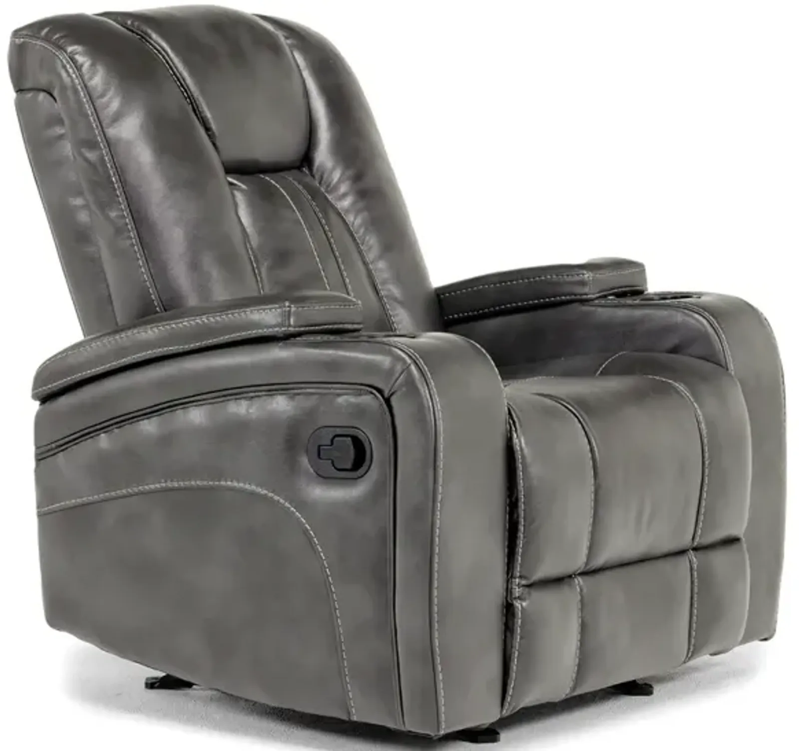 Vega Gliding Recliner in Gray