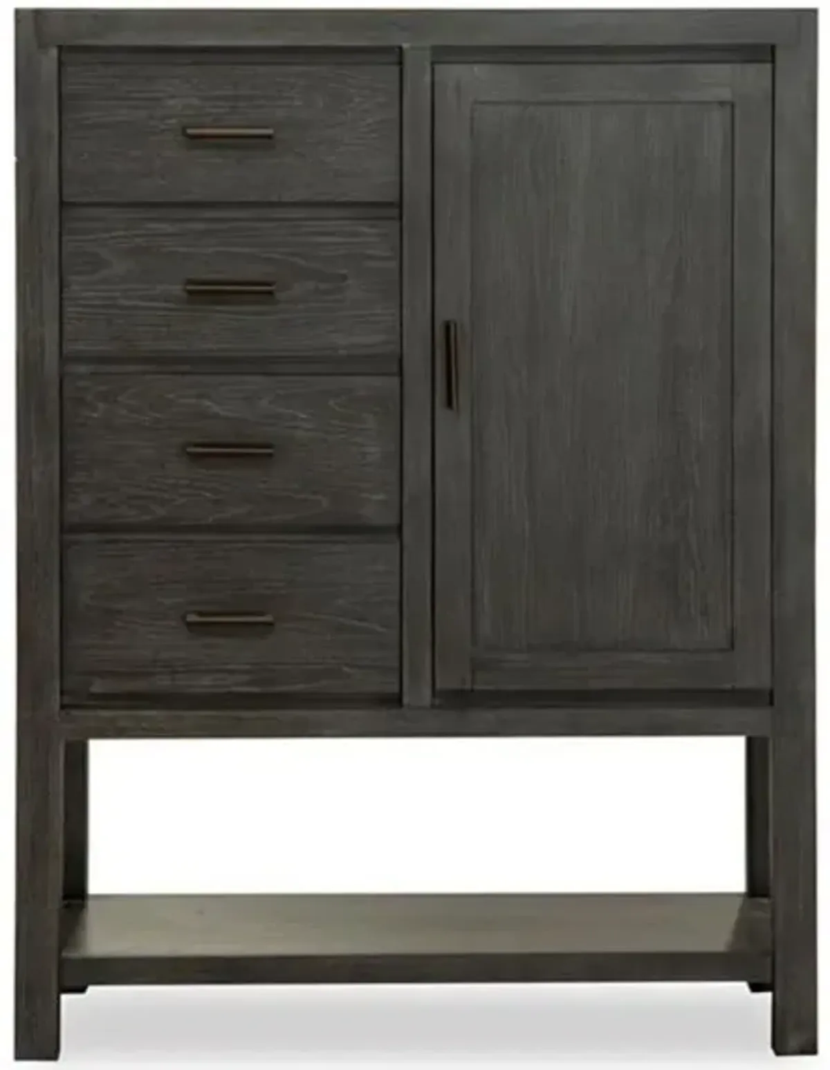 Aspen Valley Door Chest in Black