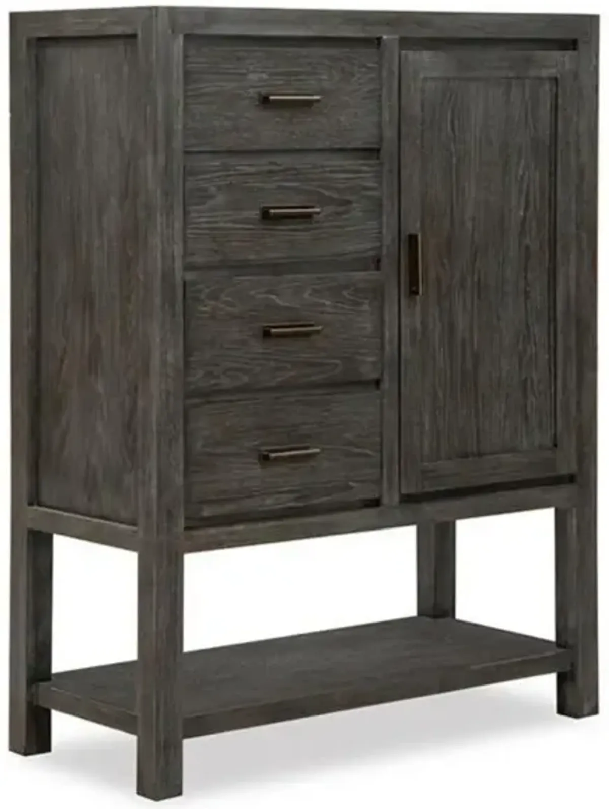 Aspen Valley Door Chest in Black