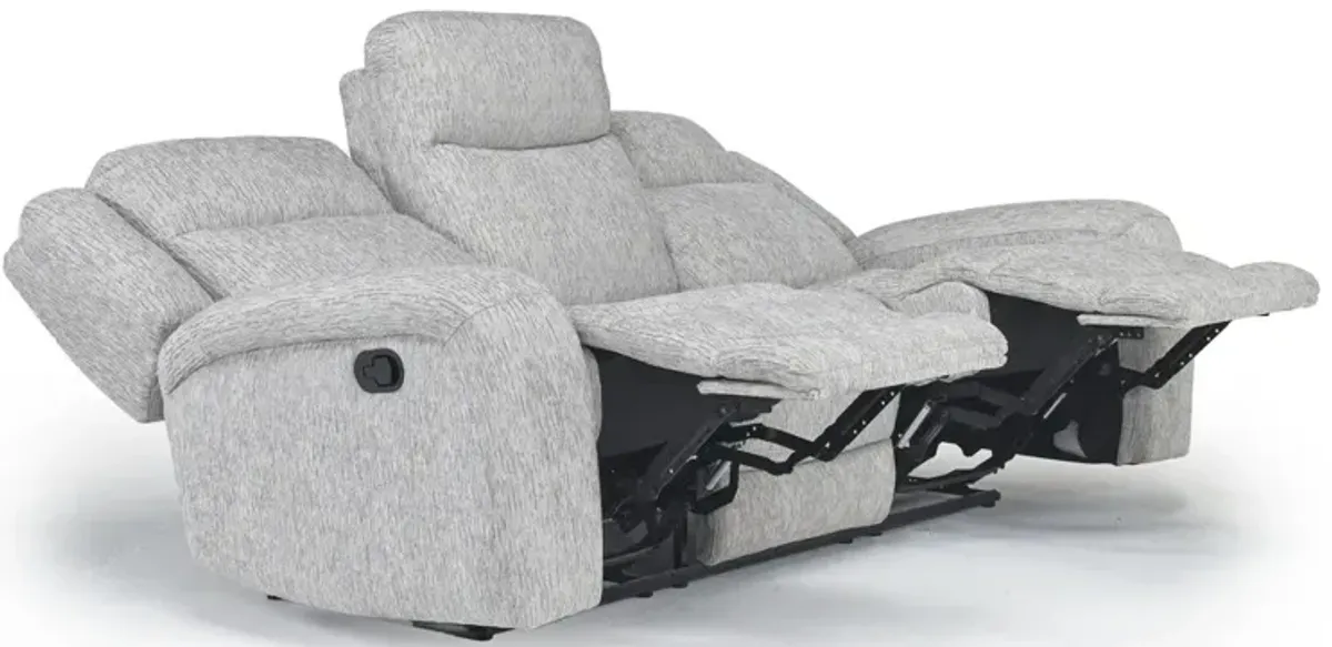 Opal Reclining Sofa in Dove