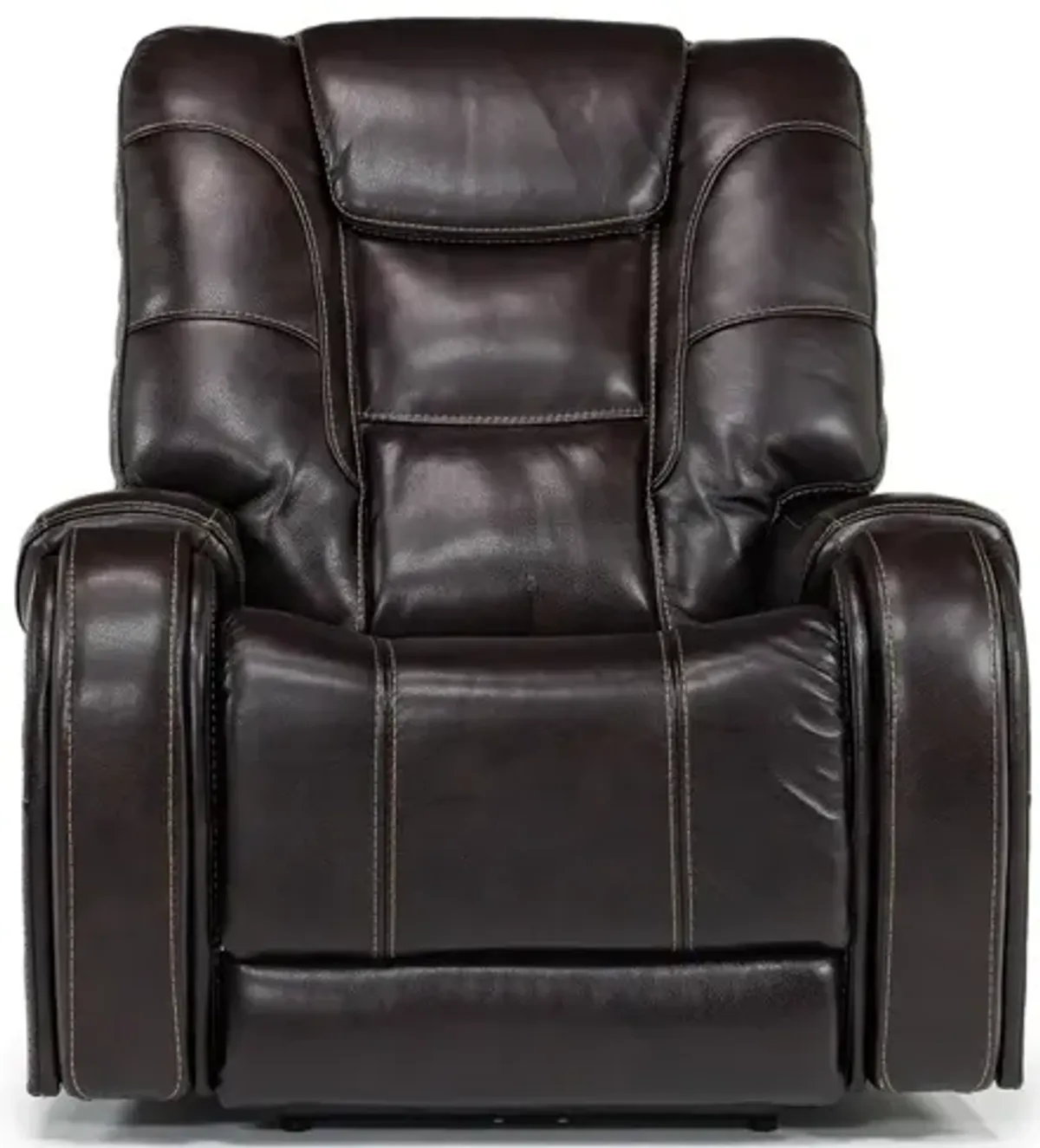 STR 3 Power Recliner w/ Wireless Charger in Walnut Leather