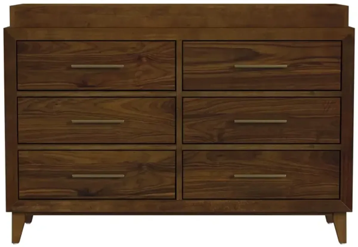 Malia Dresser w/ Topper in Walnut