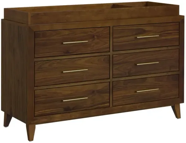Malia Dresser w/ Topper in Walnut