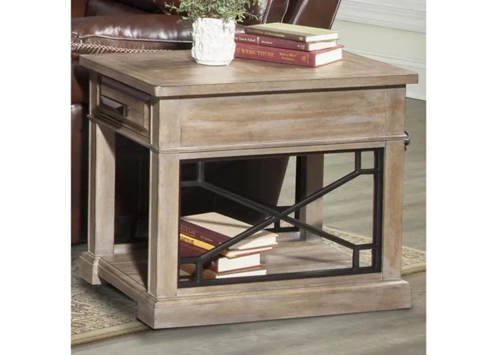 Sundance Chairside Table in Brown