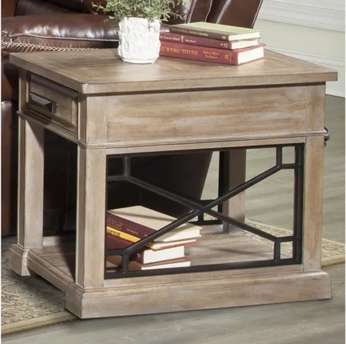 Sundance Chairside Table in Brown