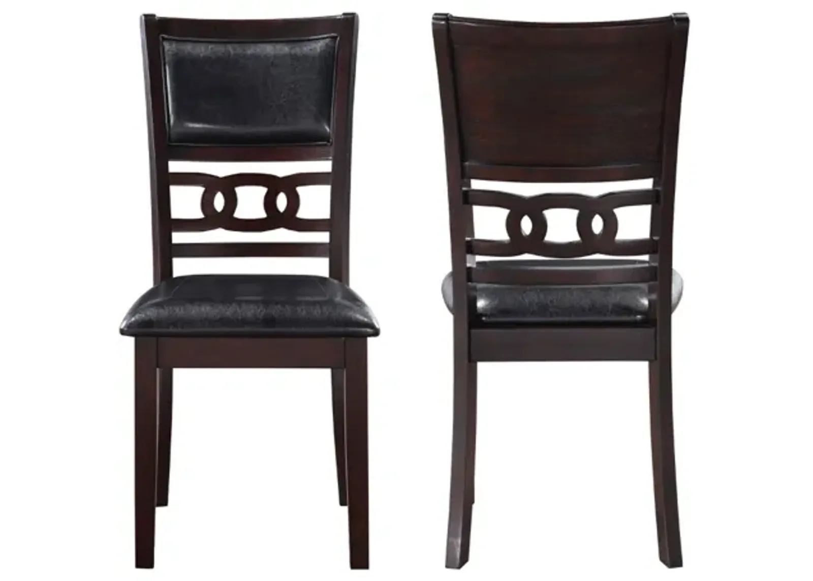 Gia Side Chair in Ebony, Set of 2