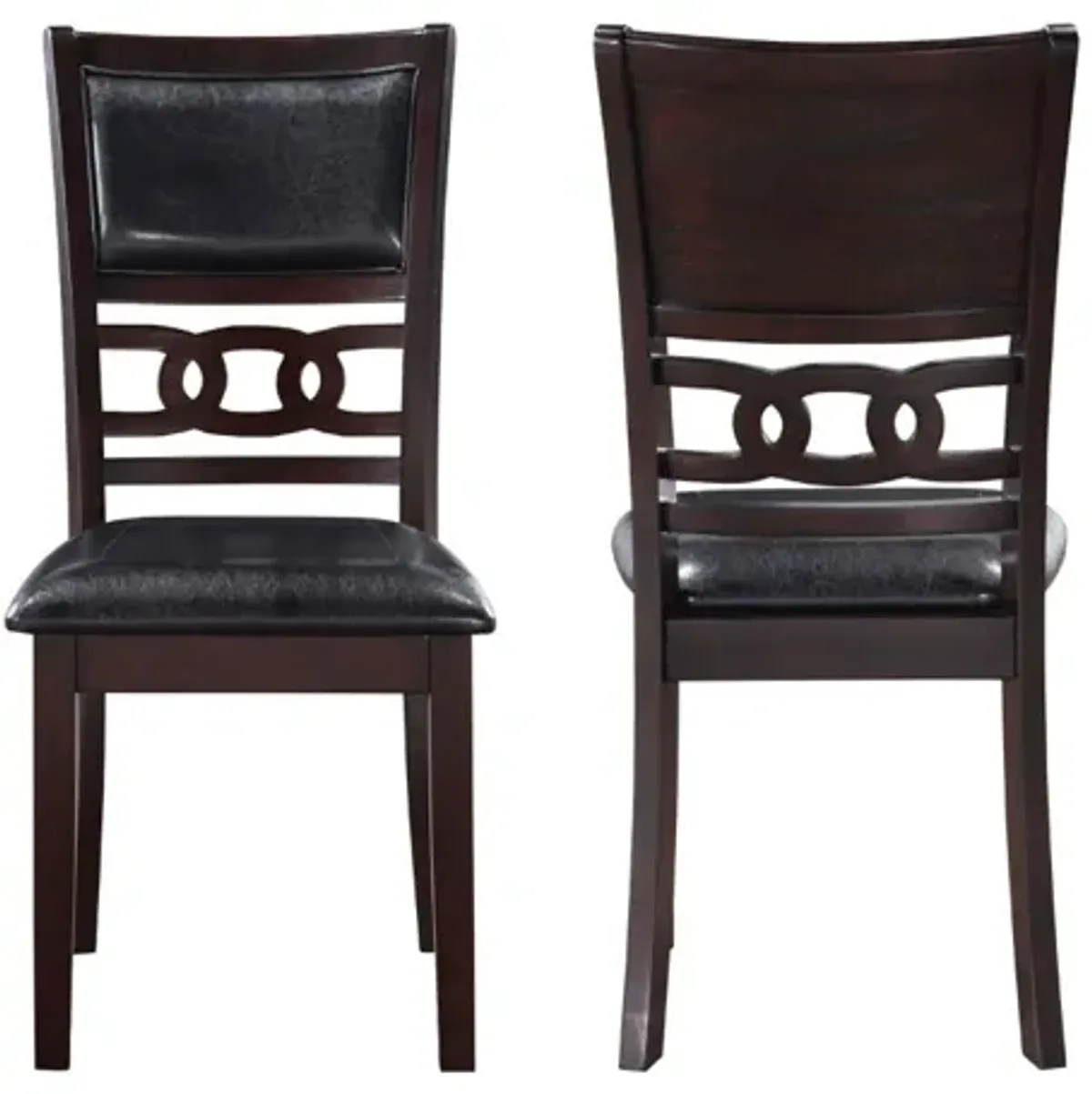 Gia Side Chair in Ebony, Set of 2