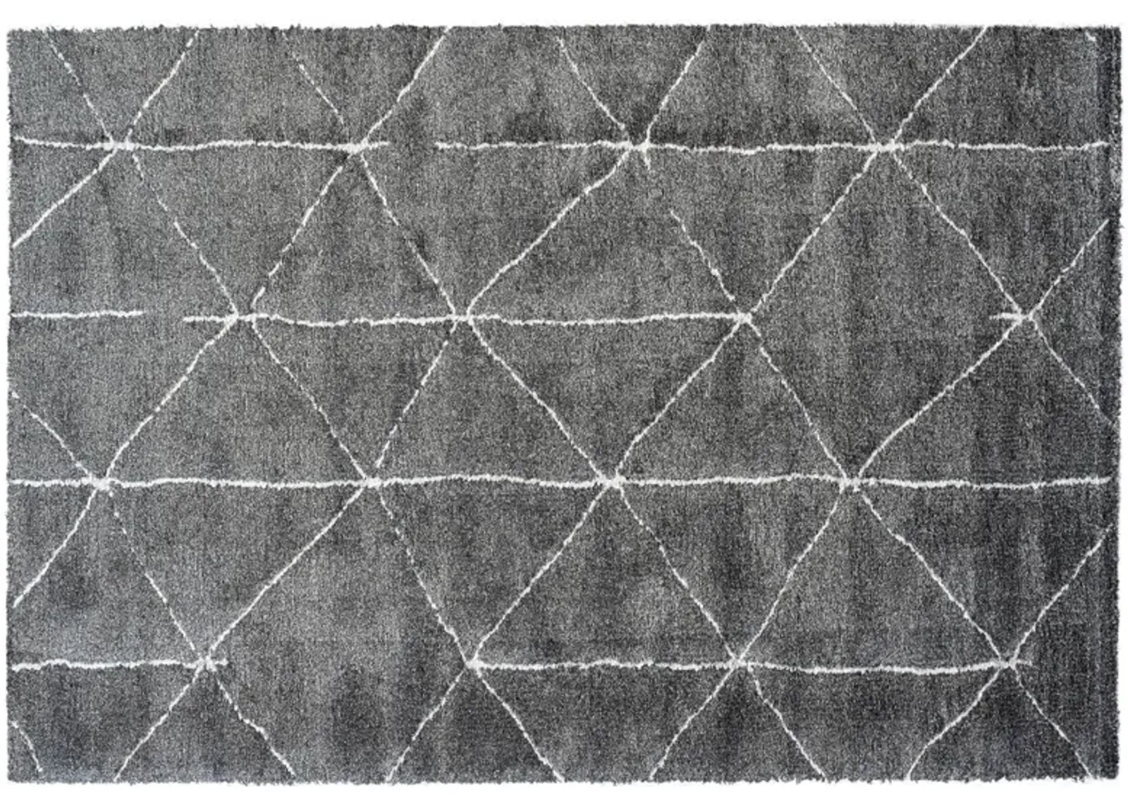 Nube Rug in Anthracite/Ivory, 8x10