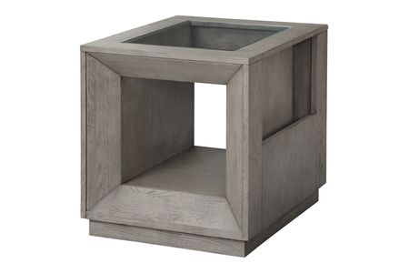 Pure Modern End Table in Moonstone