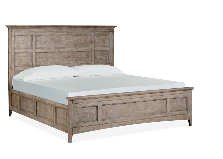 Bay Creek Panel Bed in Light Gray, Queen