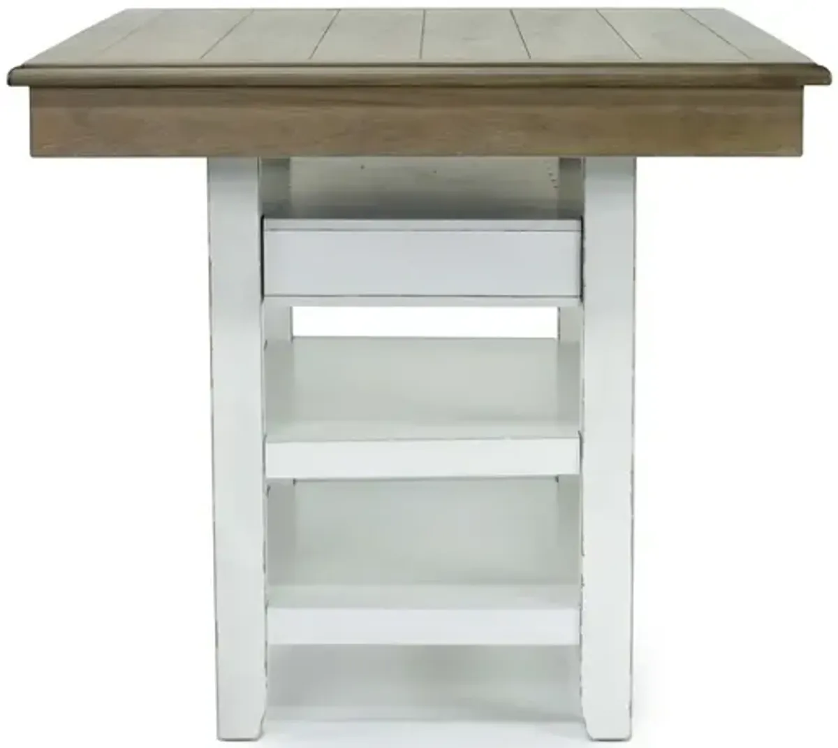 Bellevue Counter Height Dining Table in Antique White