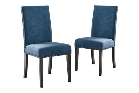 Crispin Side Chair in Marine Blue, Set of 2
