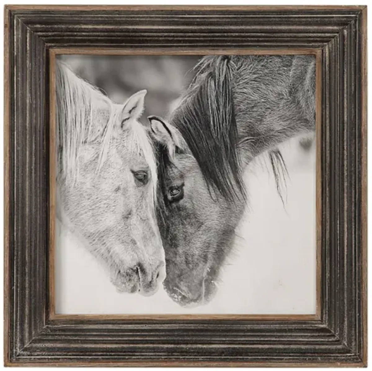 Horses B&W Wall Art