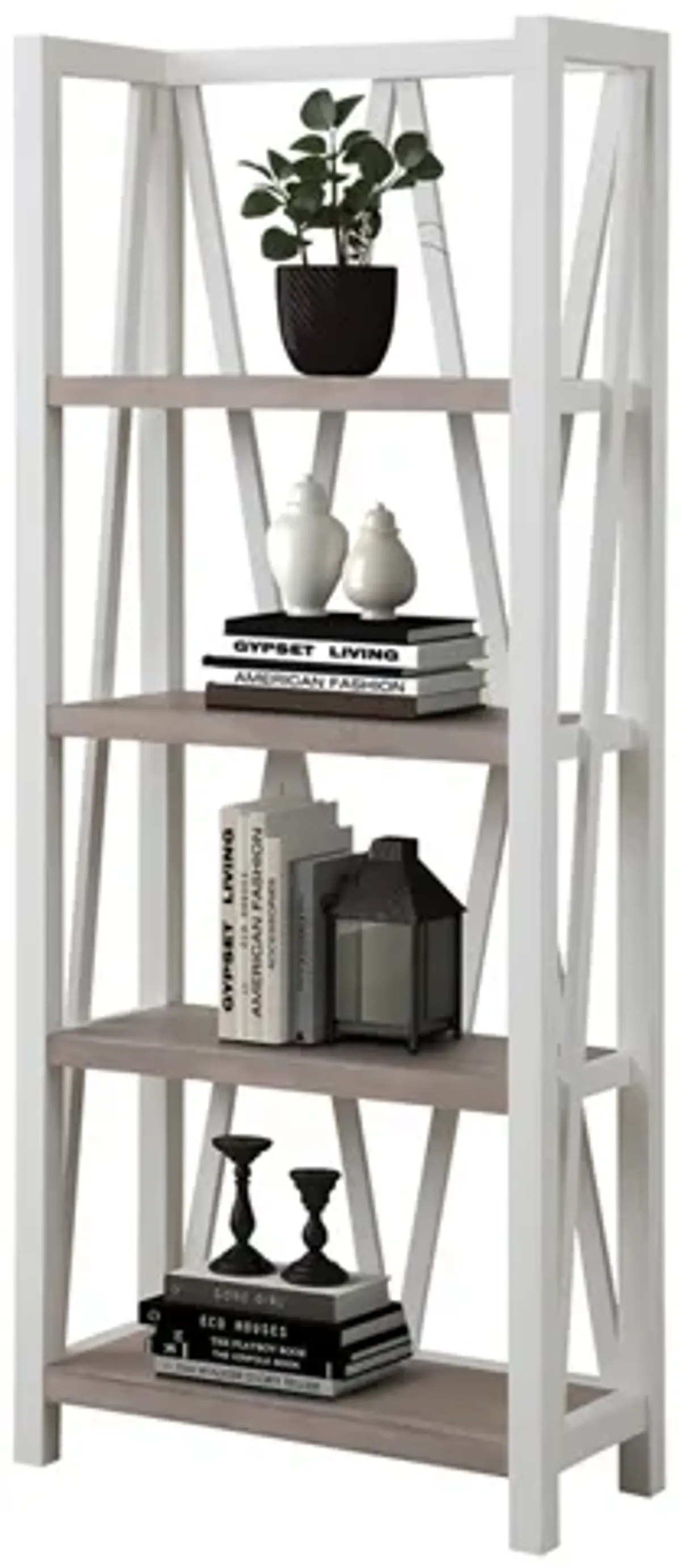 Americana Bookcase in White