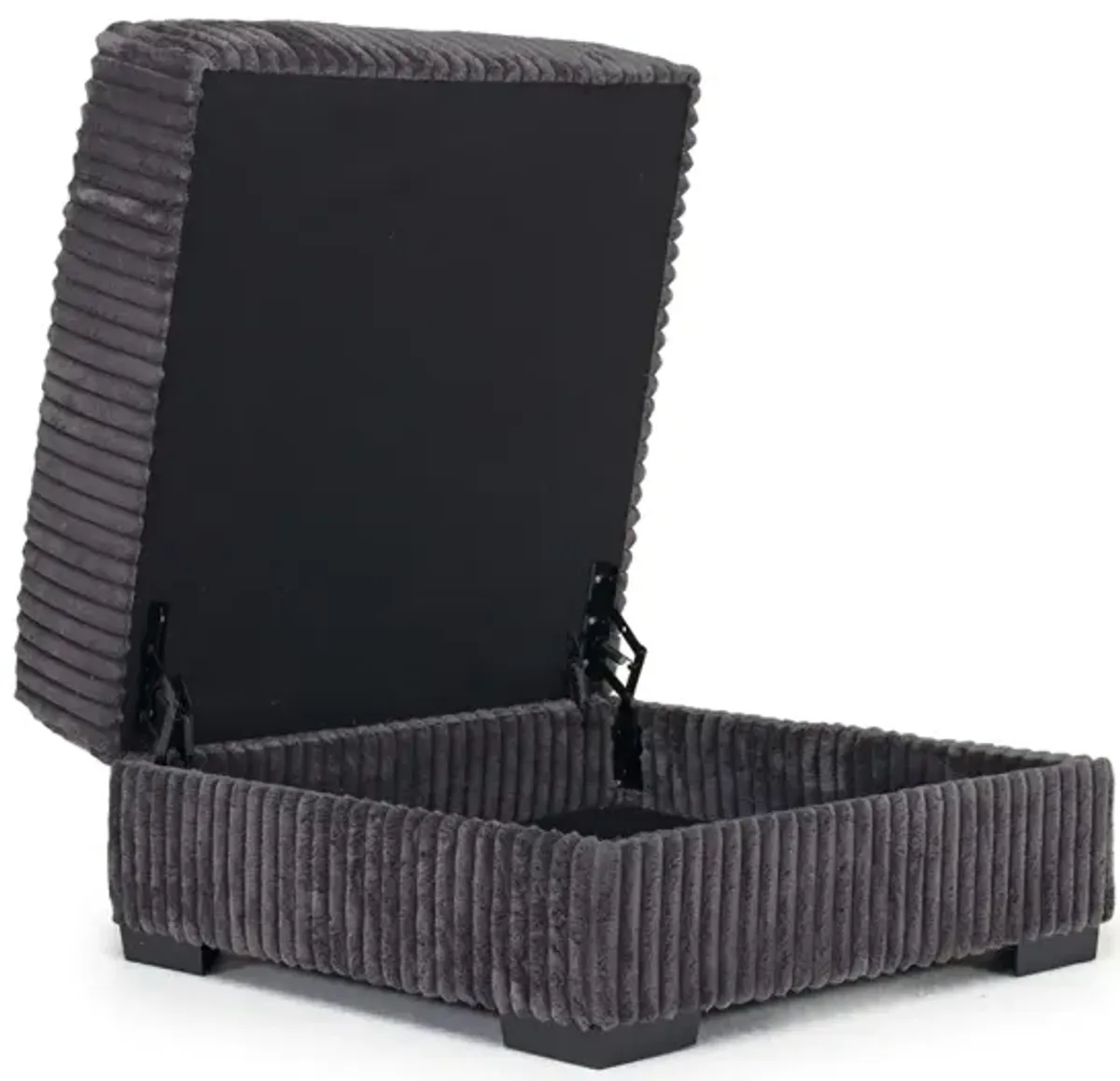 Casper Storage Ottoman in Pony Slate