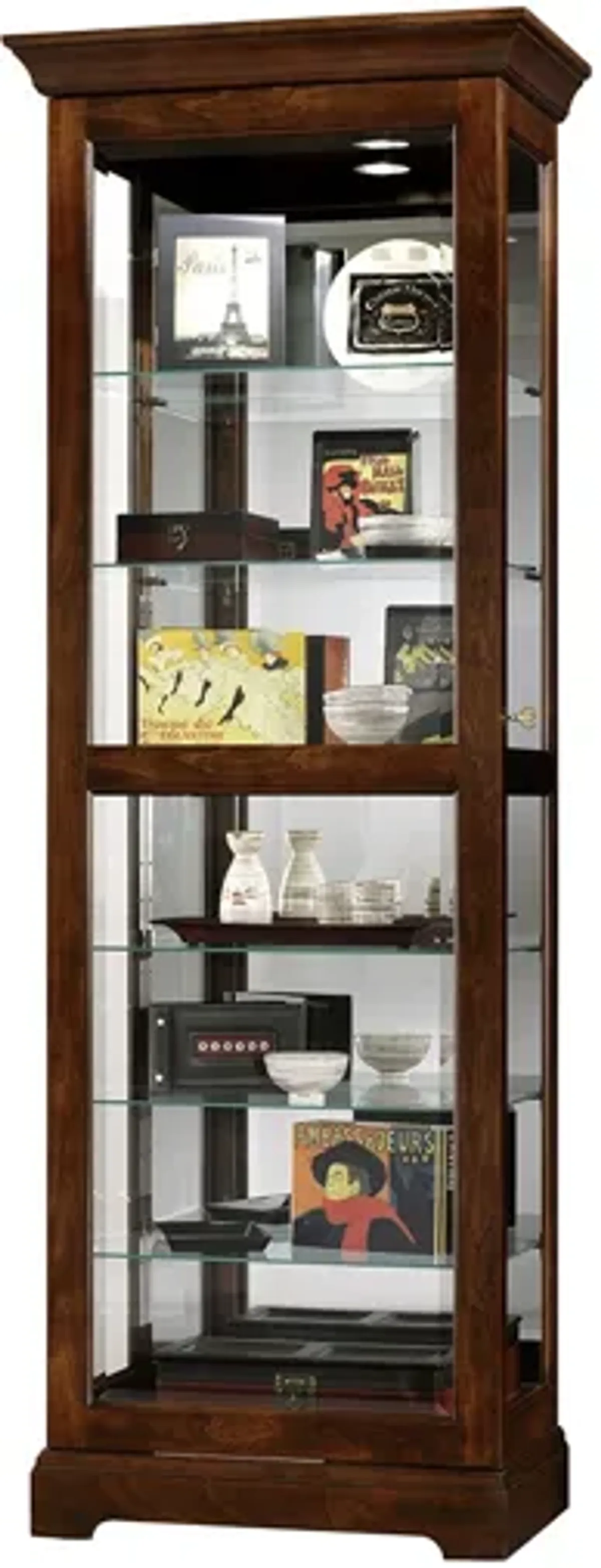 Martindale Curio Cabinet in Cherry