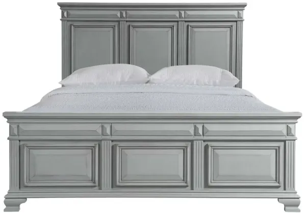 Calloway Panel Bed in Gray, Eastern King