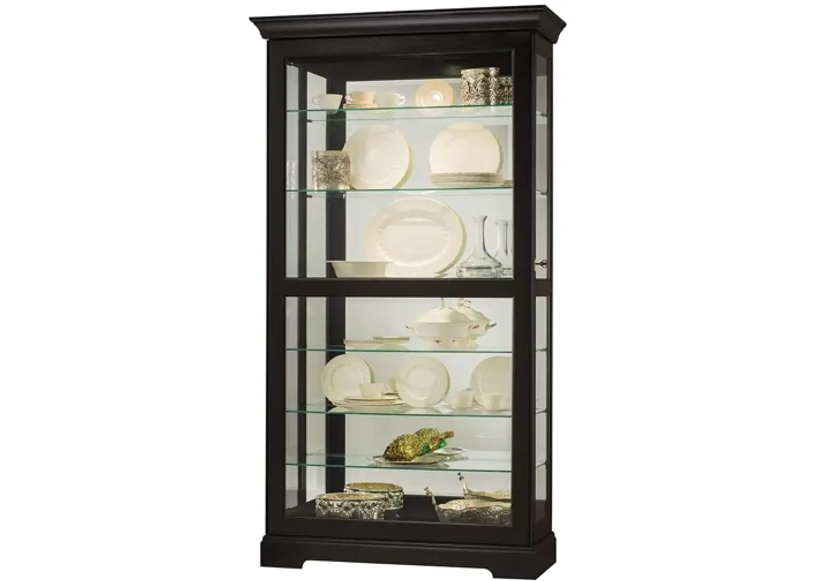 Tyler Curio Cabinet in Black