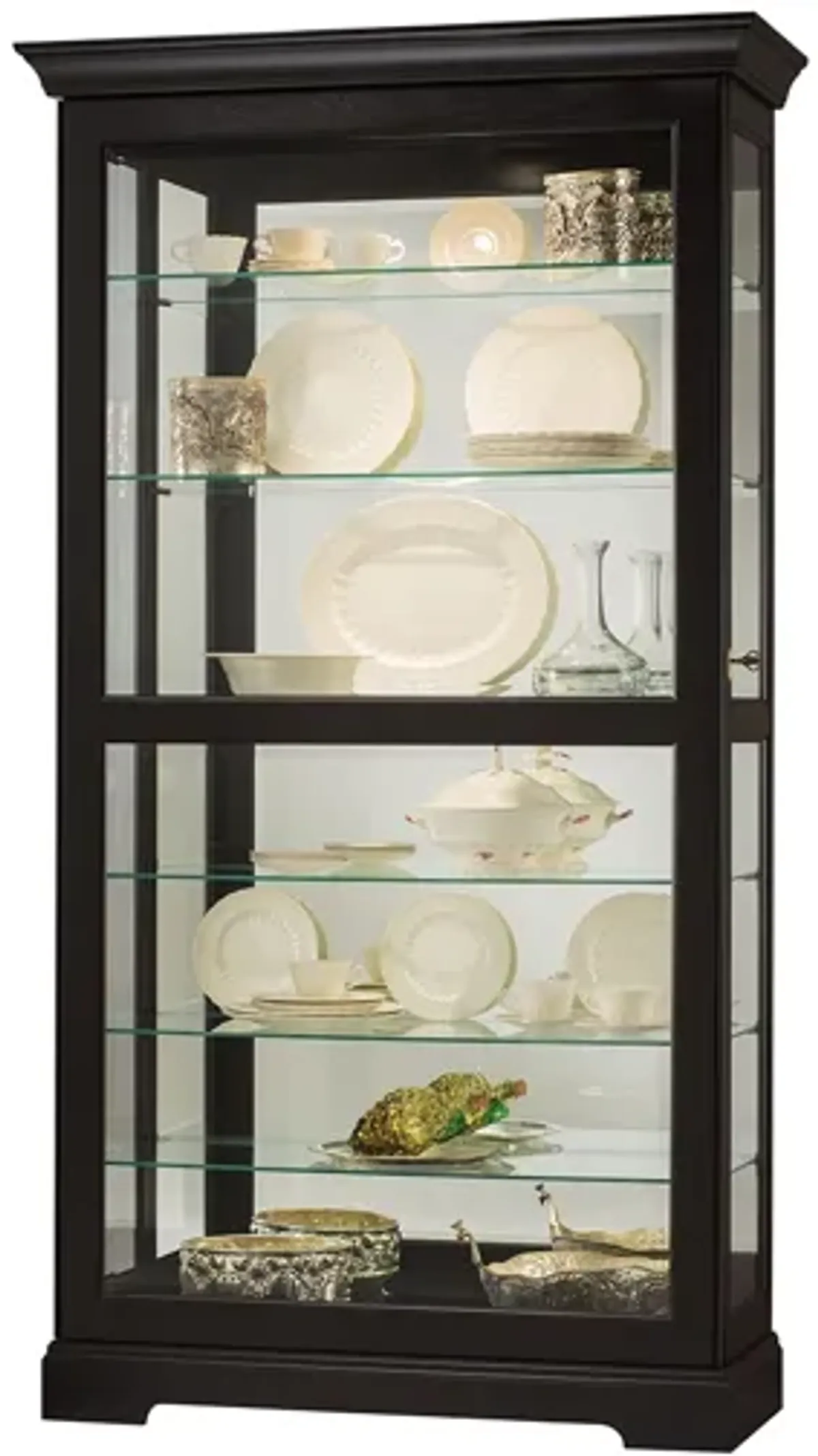 Tyler Curio Cabinet in Black