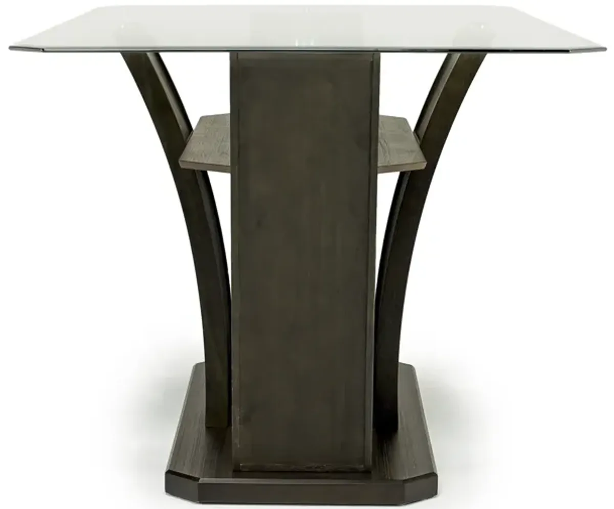 Dapper Counter Height Dining Table in Brown