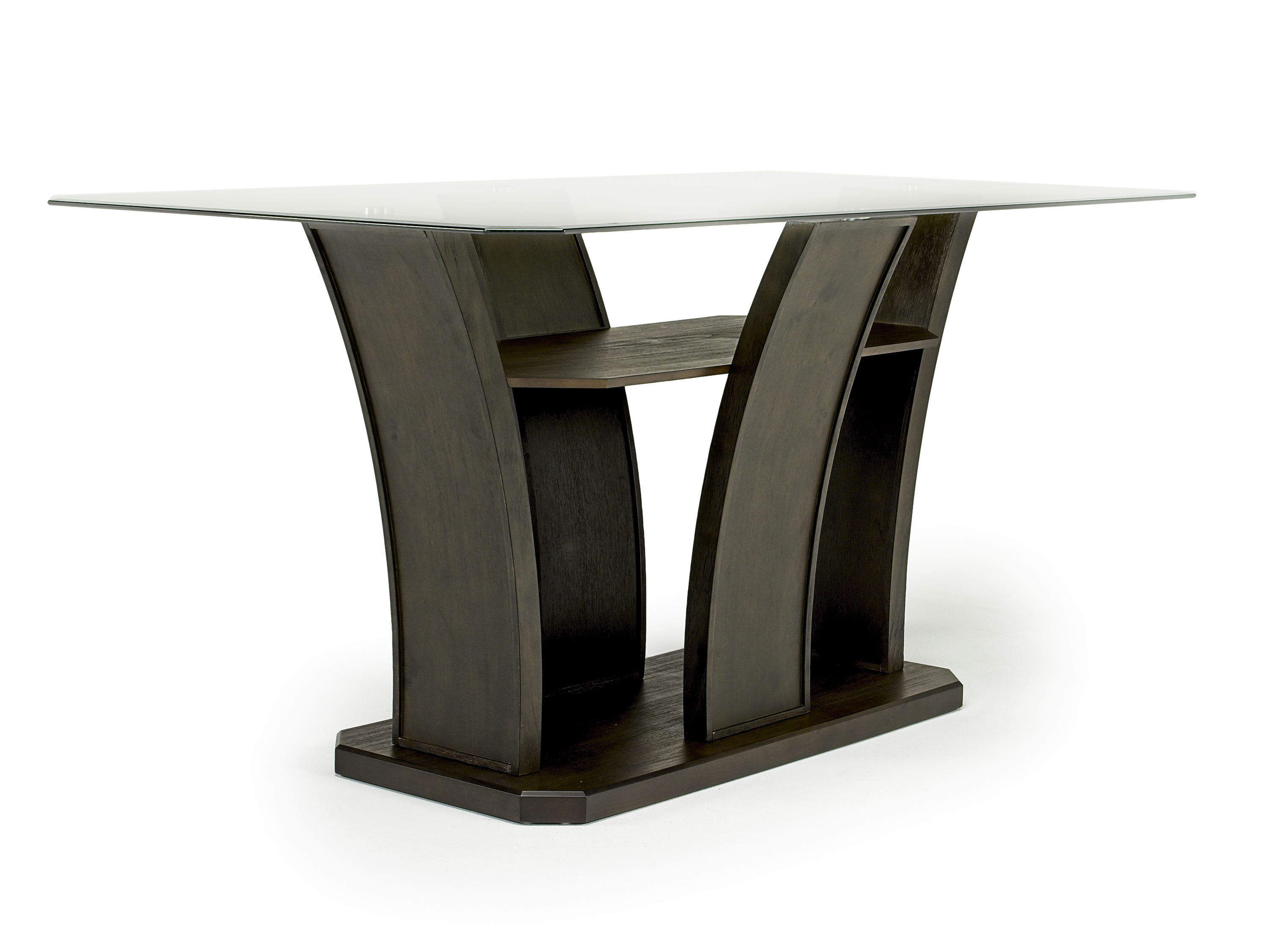 Dapper Counter Height Dining Table in Brown