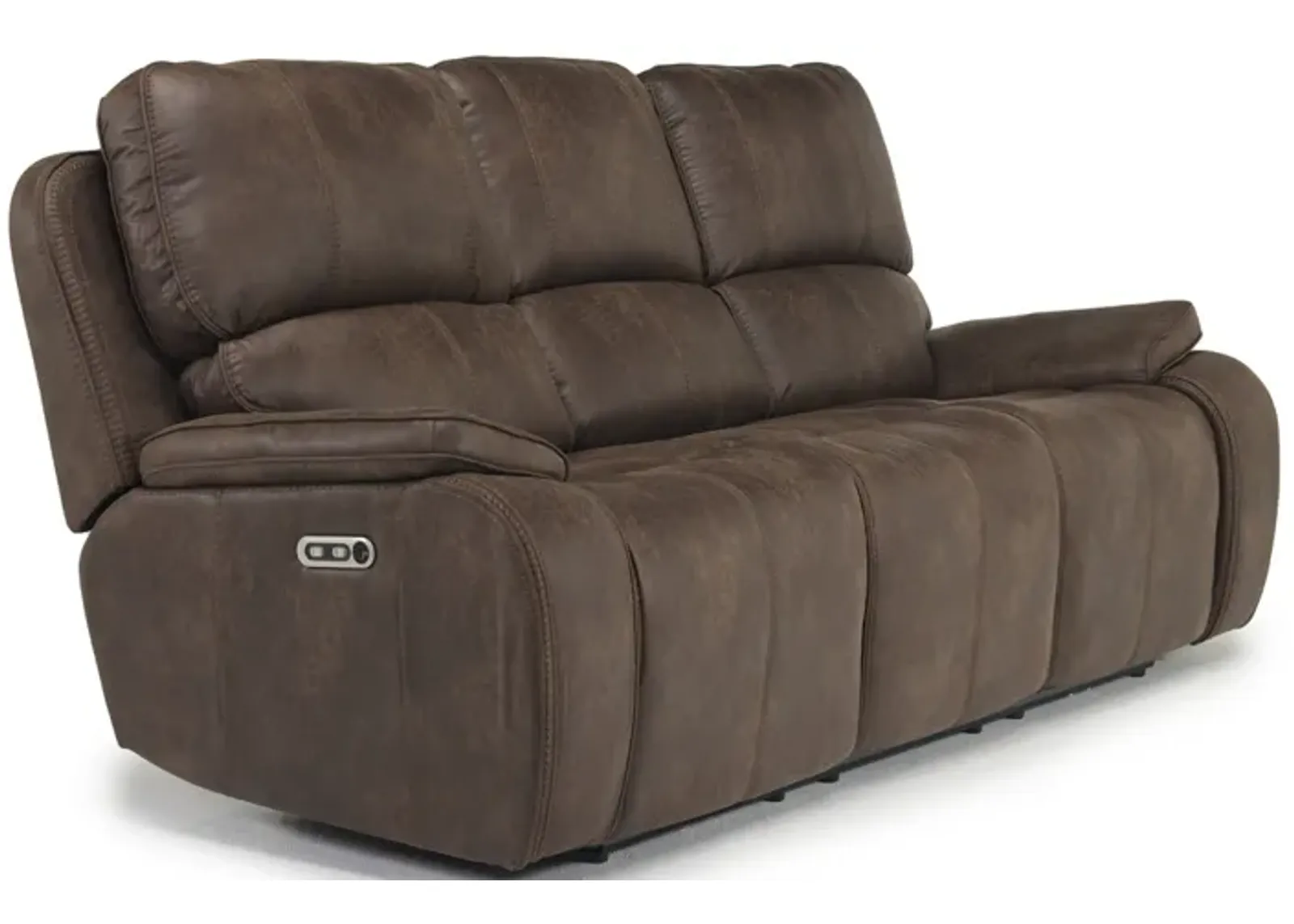 Brookings 2 Power Sofa in Brown