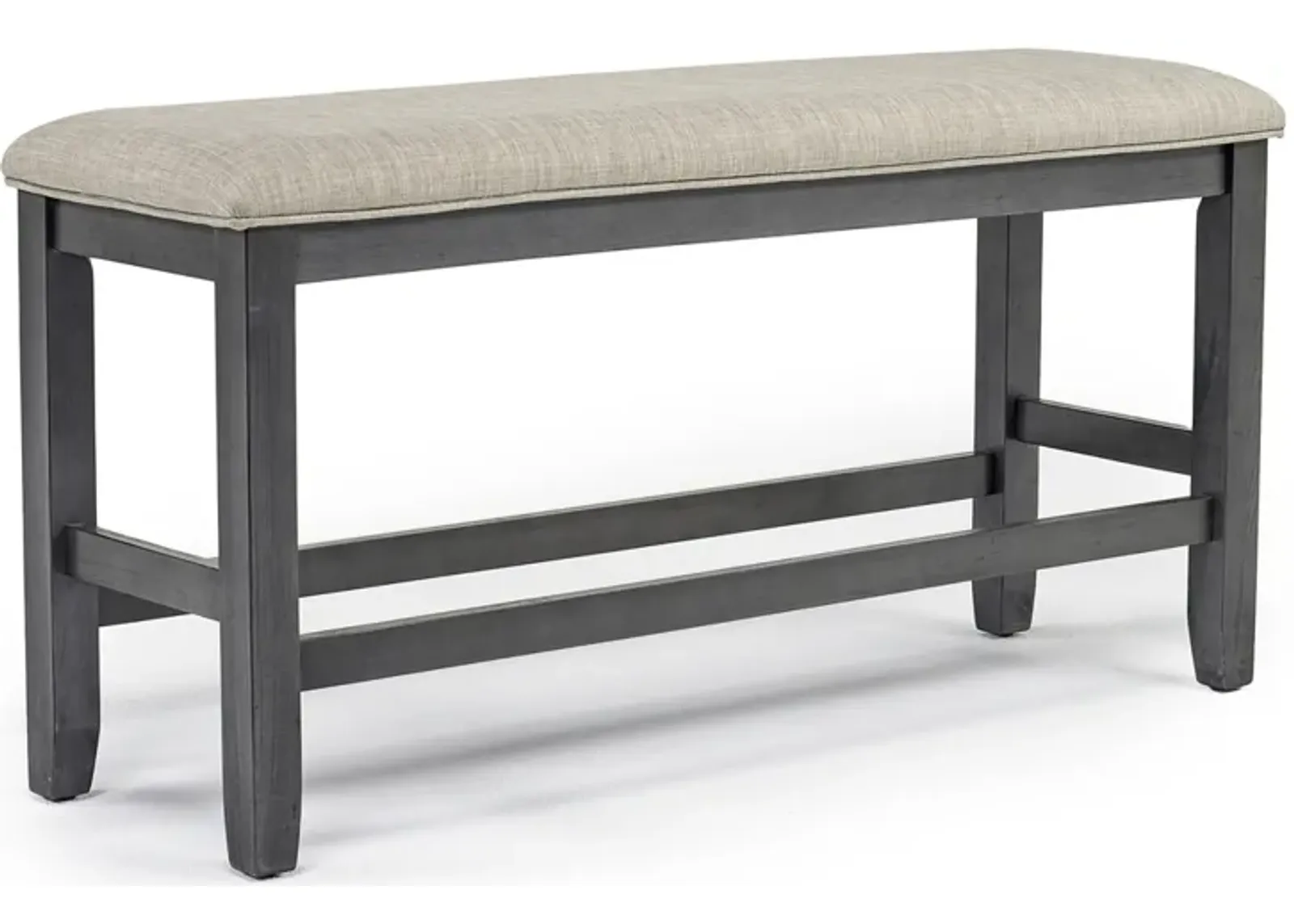 Miami Counter Height Bench in Gray