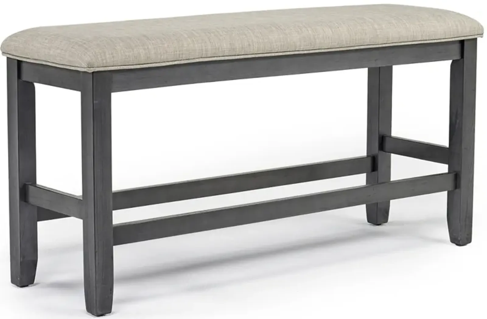 Miami Counter Height Bench in Gray