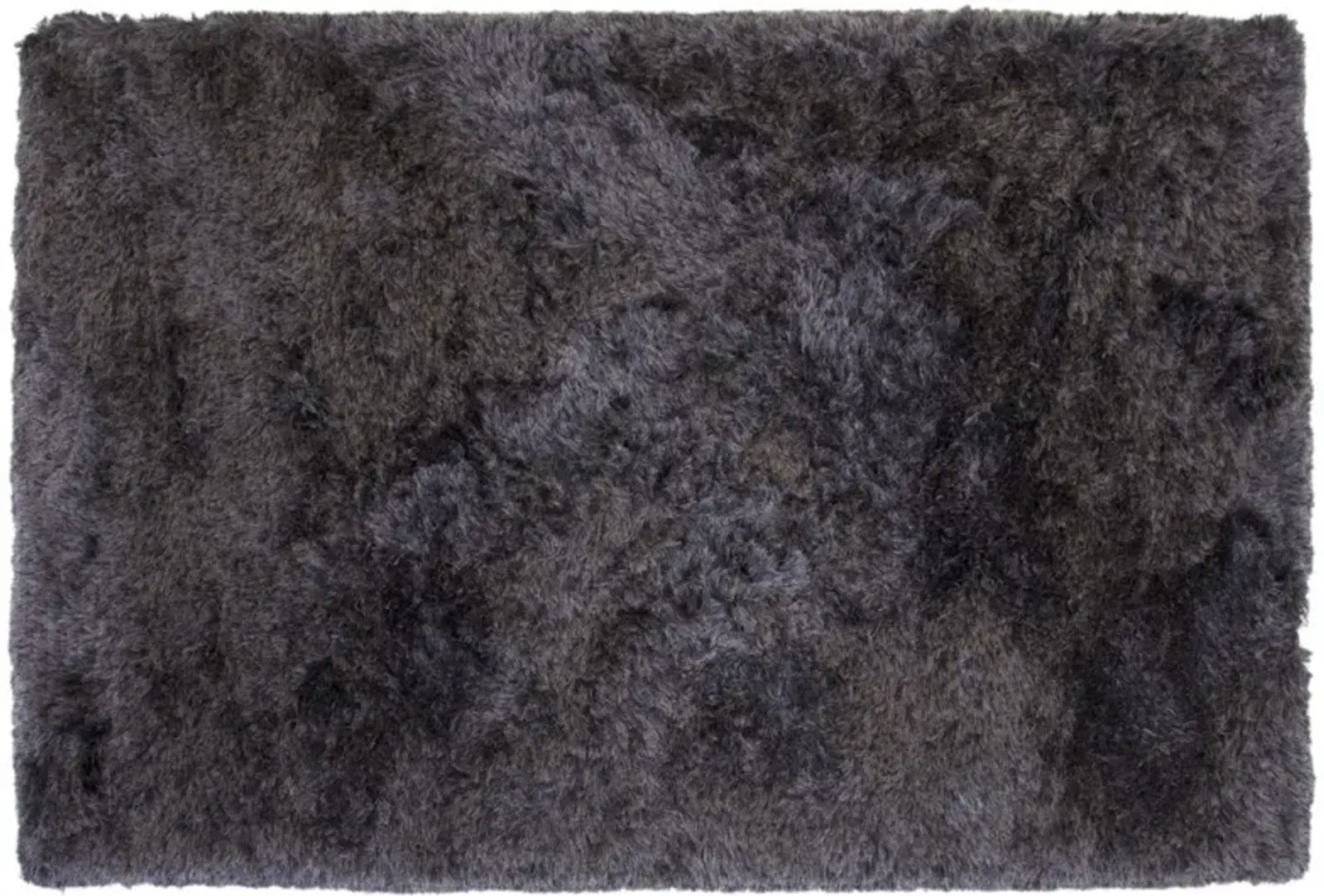 Luxe Shag Rug in Charcoal, 5 X 8