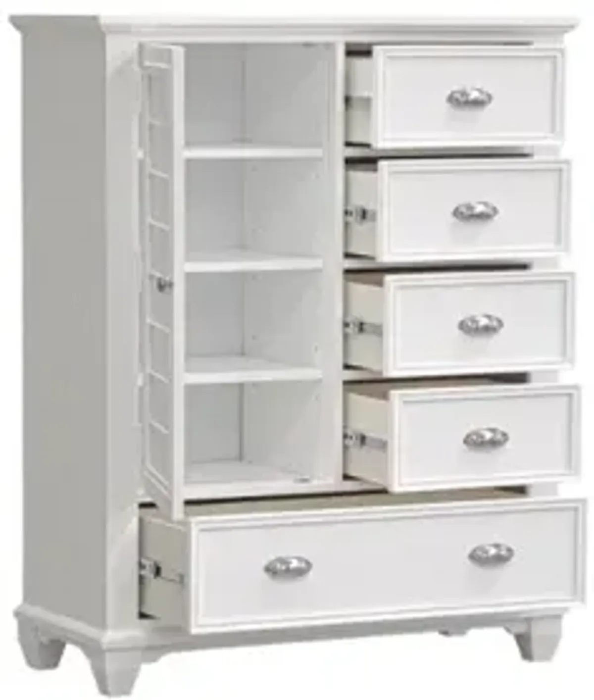 Jamestown Door Chest in White