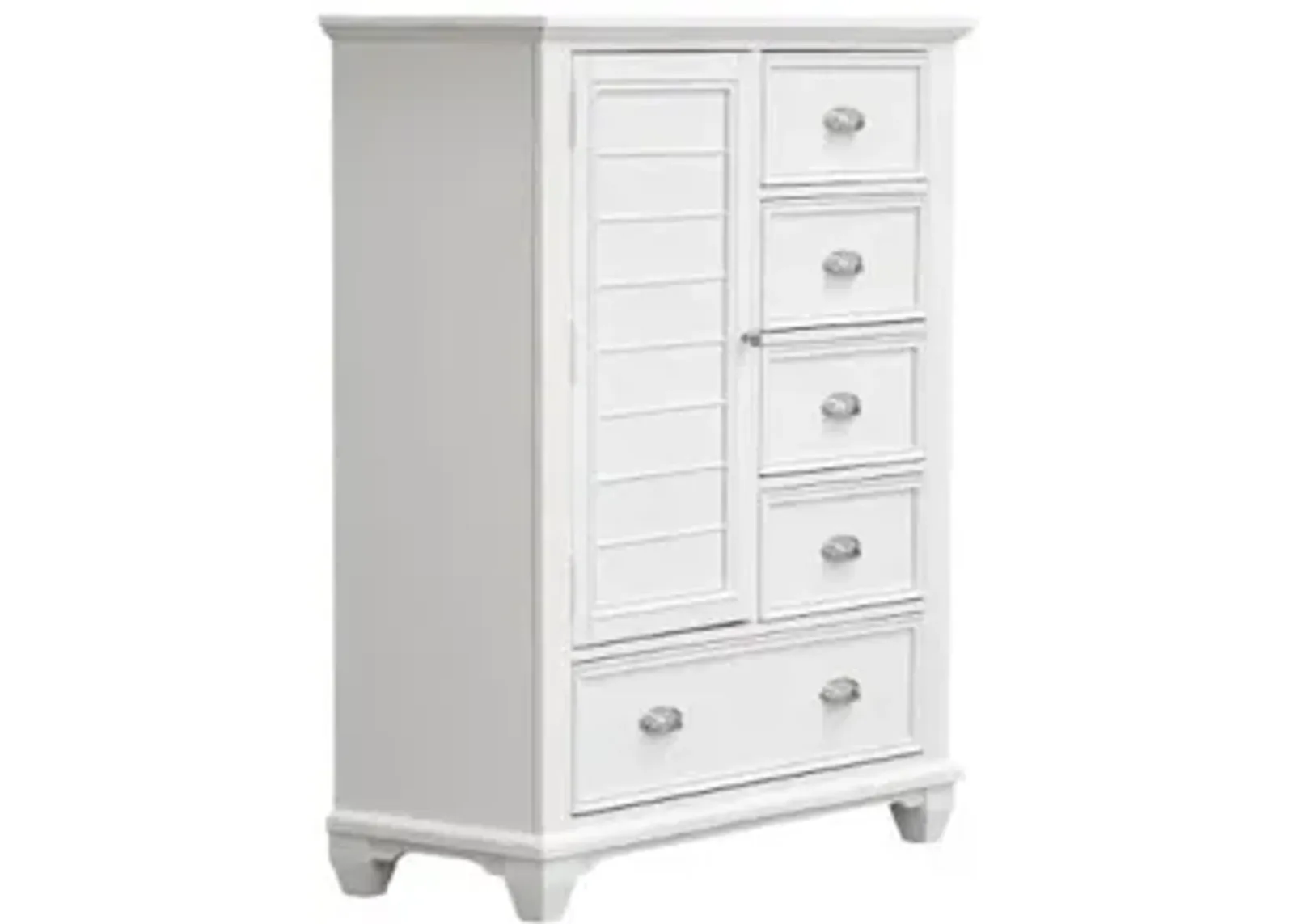 Jamestown Door Chest in White