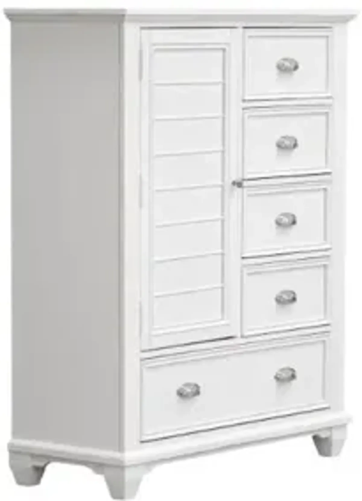 Jamestown Door Chest in White