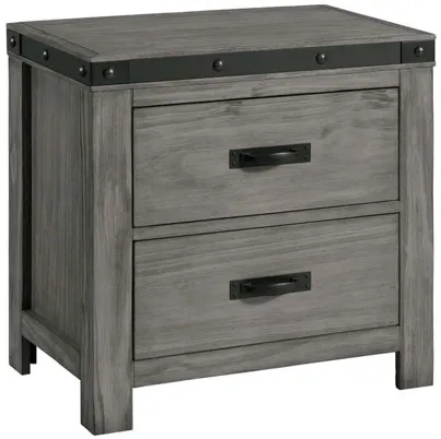 Wade Nightstand in Gray