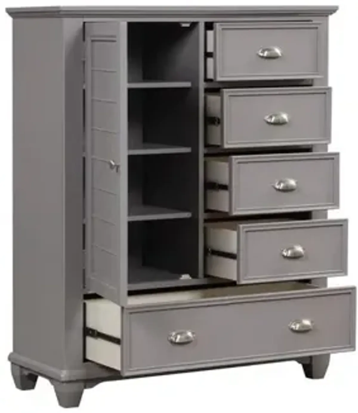 Jamestown Door Chest in Gray