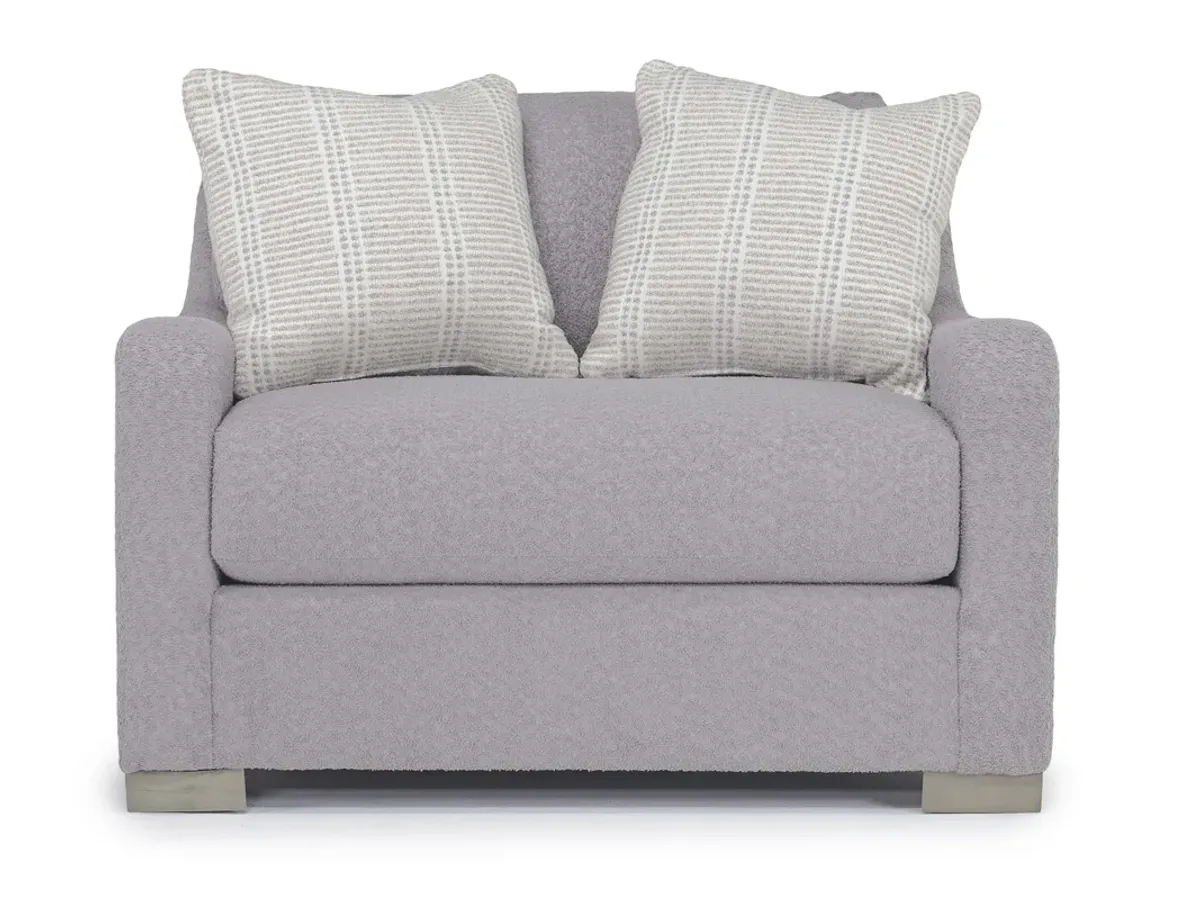 Alice Chair in Bellevue Platinum, Down